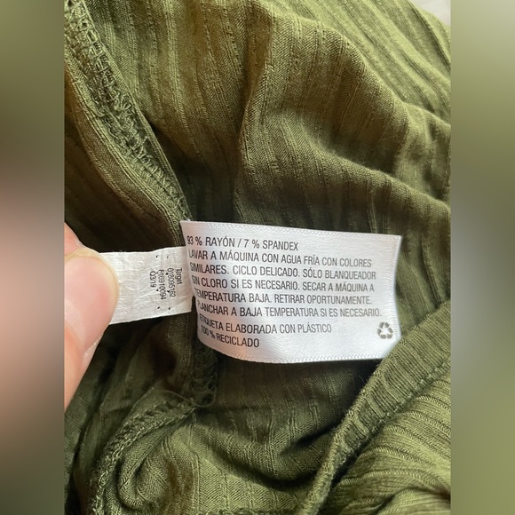 A New Day Women Green Soft Mid Dress Size Small - Picture 9 of 9